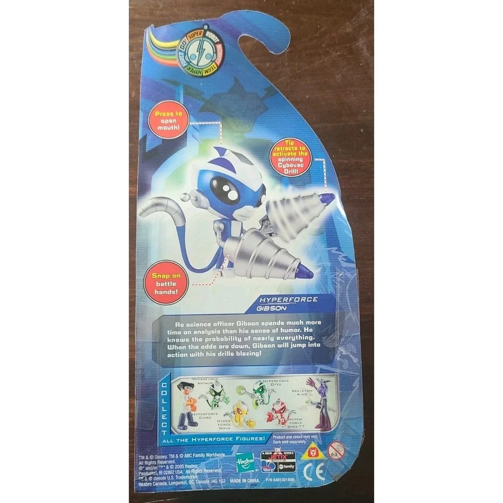 Super Robot Monkey Team Hyper Force Go Gibson Action Figure Hasbro 2005 Sealed